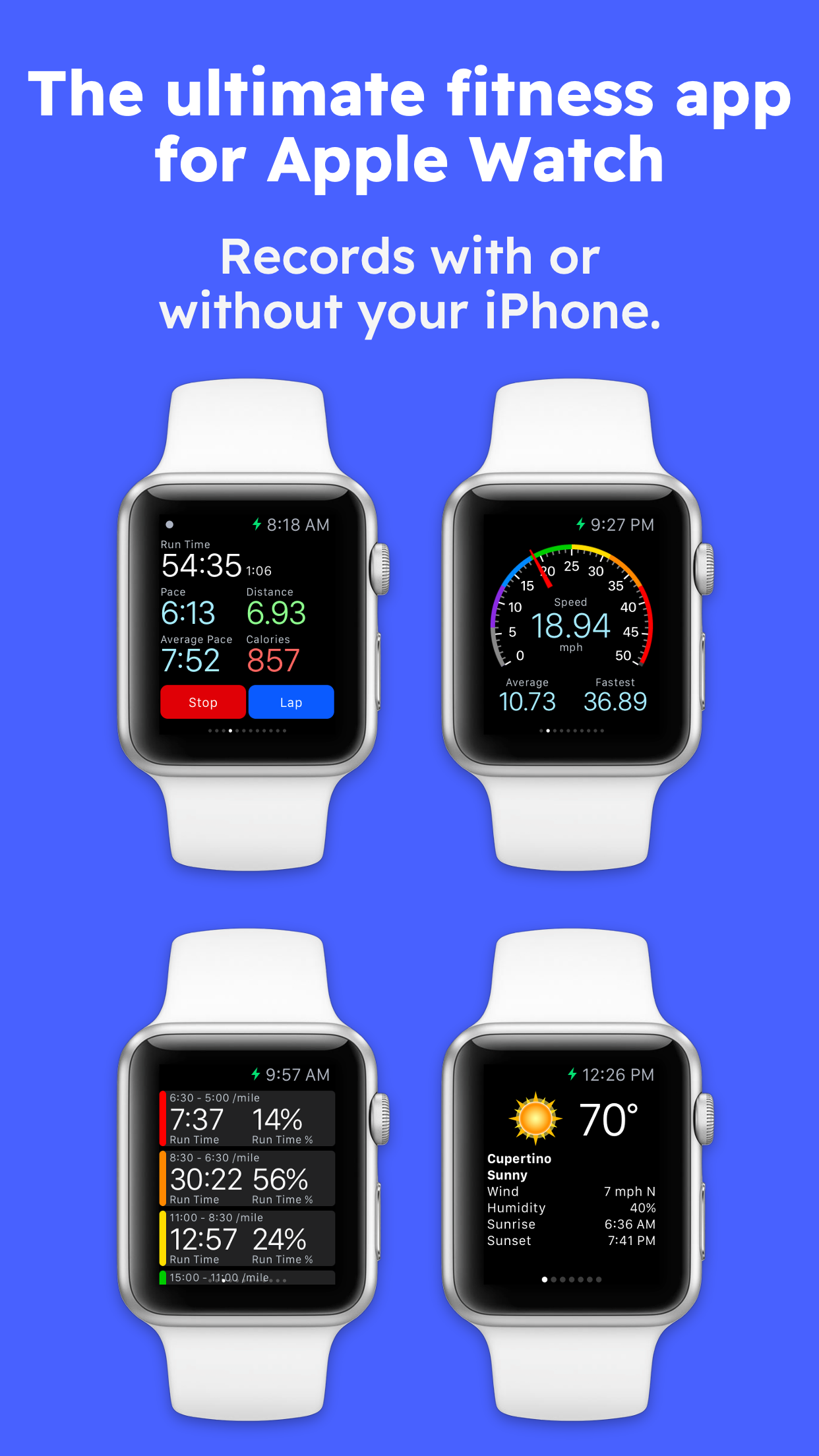 Runmeter apple watch sale